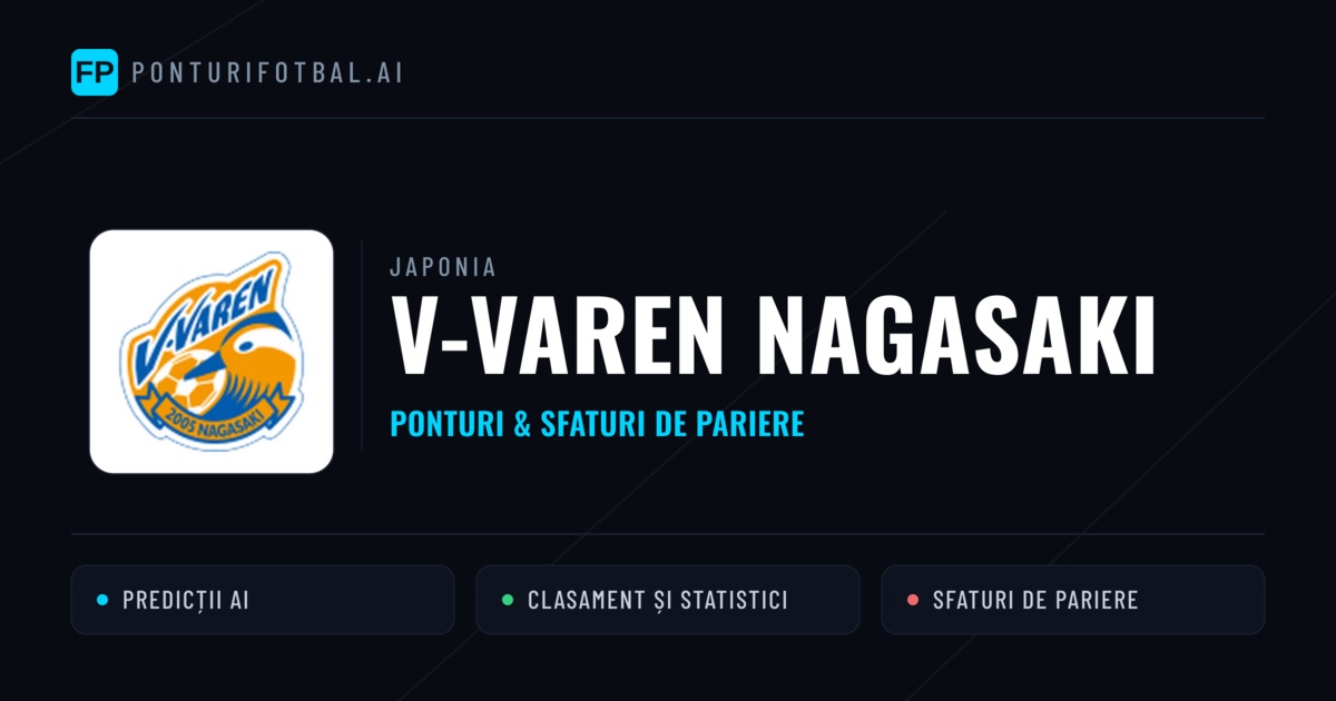 V-varen Nagasaki Ponturi și statistici