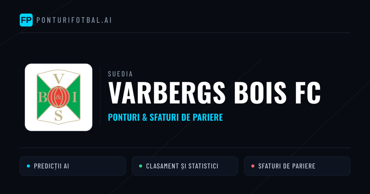 Varbergs BoIS FC Ponturi și statistici