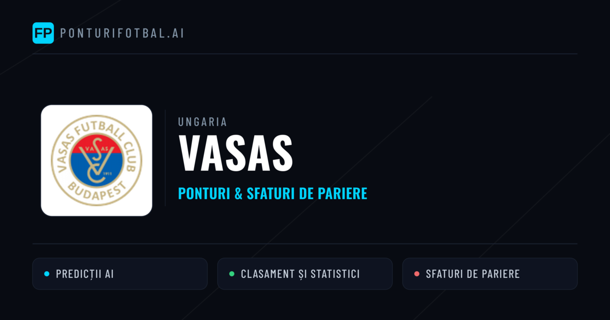 Vasas Ponturi și statistici