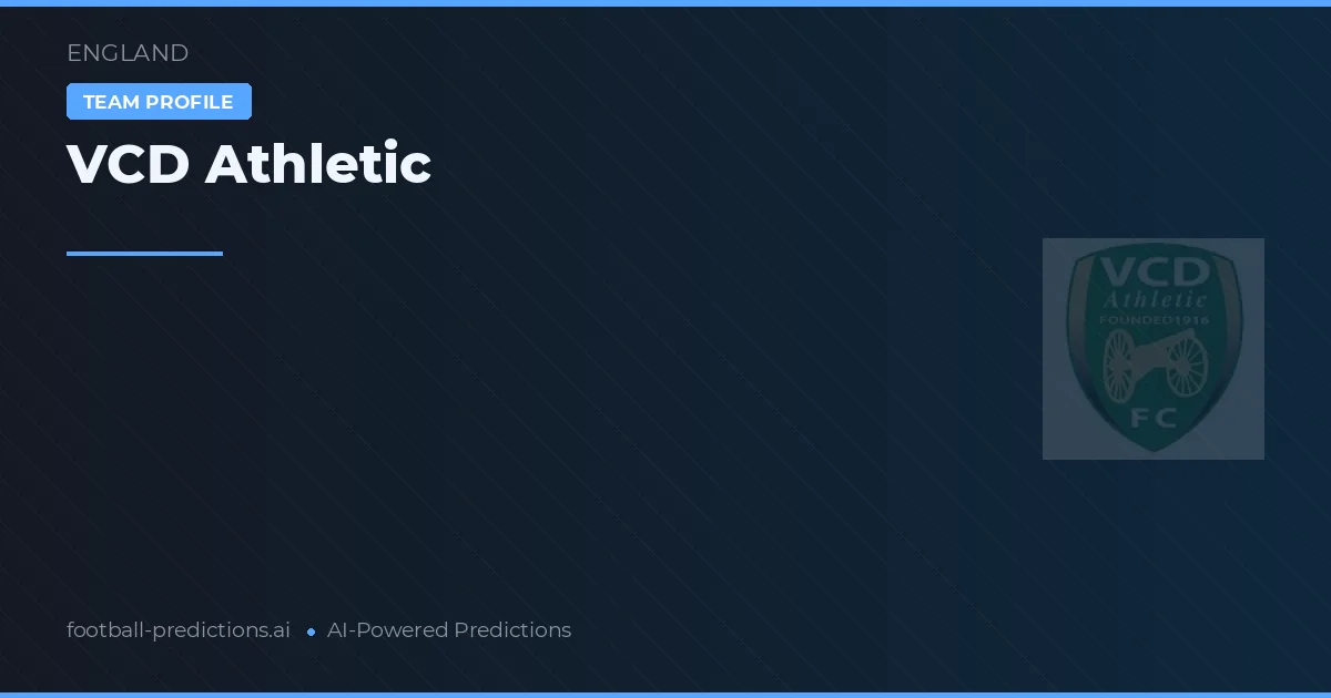 VCD Athletic Ponturi și statistici