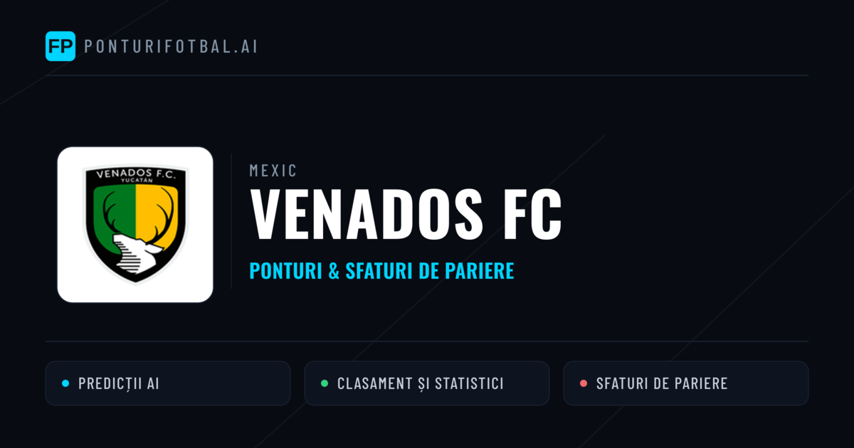 Venados FC Ponturi și statistici