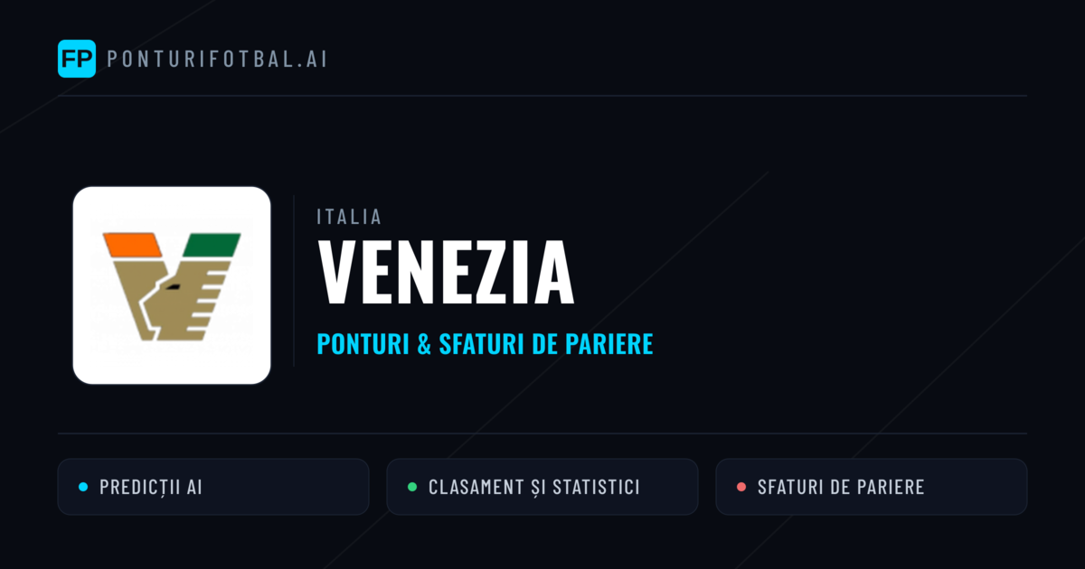 Venezia Ponturi și statistici
