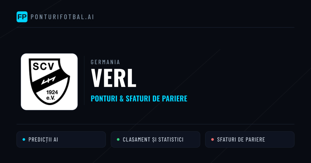 Verl Ponturi și statistici