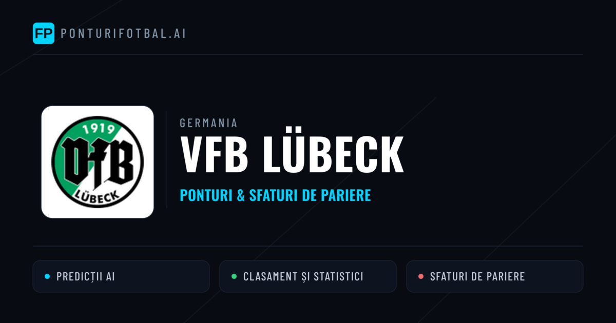 VfB Lübeck Ponturi și statistici