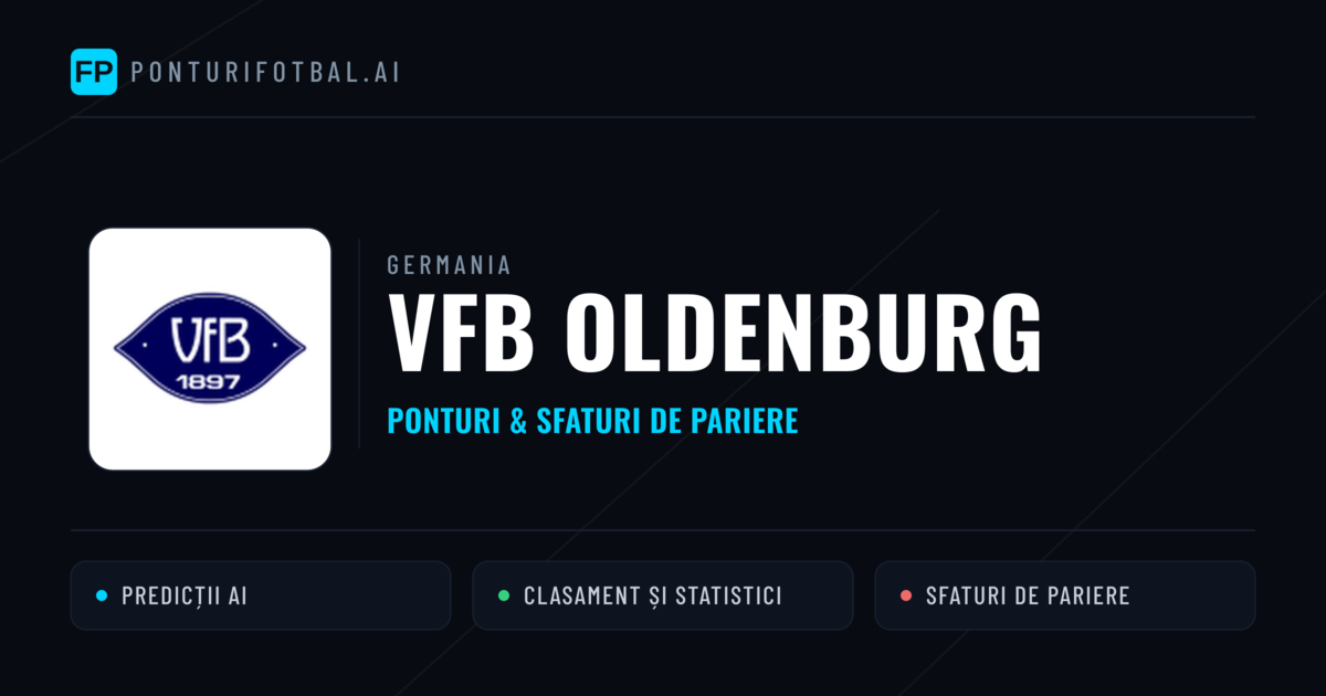 VfB Oldenburg Ponturi și statistici