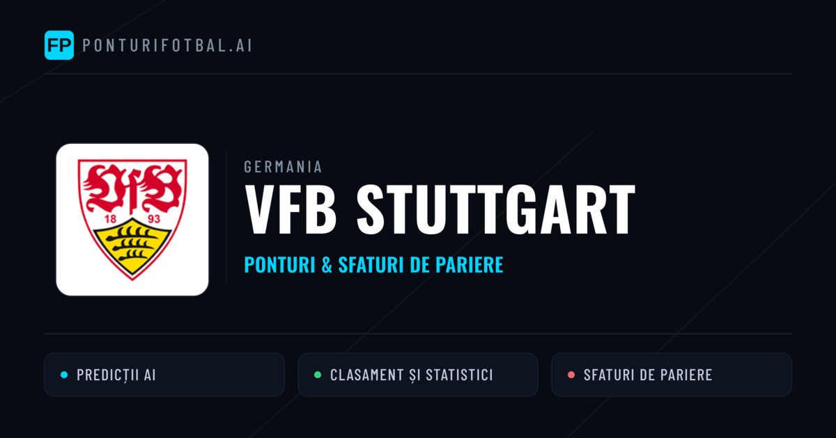 VfB Stuttgart Ponturi și statistici