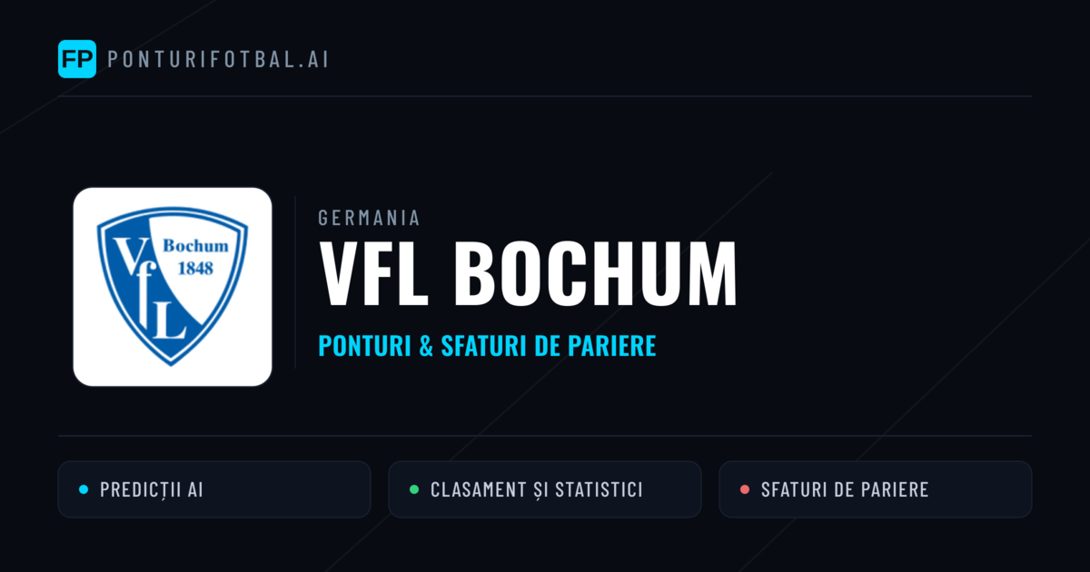 VfL Bochum Ponturi și statistici