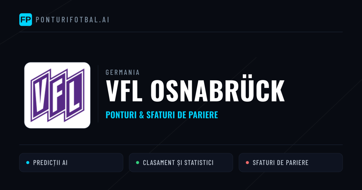 VfL Osnabrück Ponturi și statistici