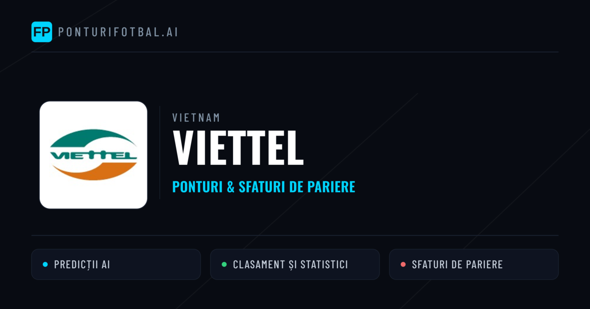 Viettel Ponturi și statistici