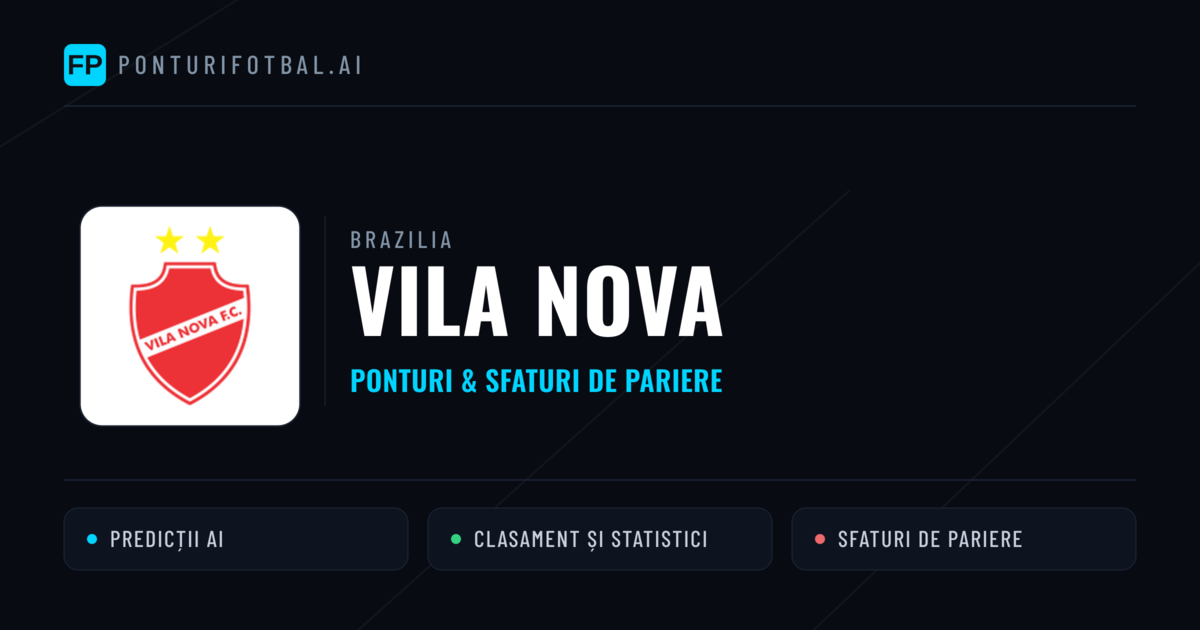 Vila Nova Ponturi și statistici