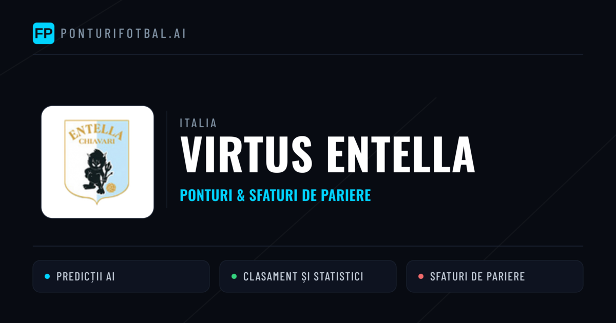 Virtus Entella Ponturi și statistici