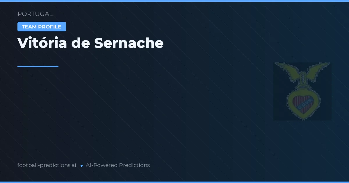 Vitória de Sernache Ponturi și statistici