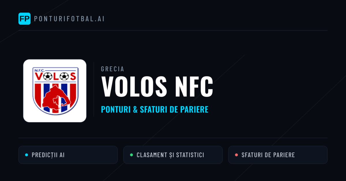 Volos NFC Ponturi și statistici