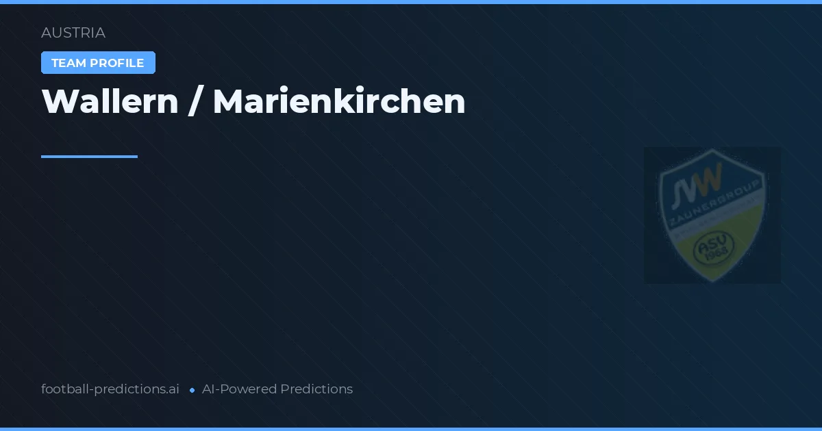 Wallern / Marienkirchen Ponturi și statistici