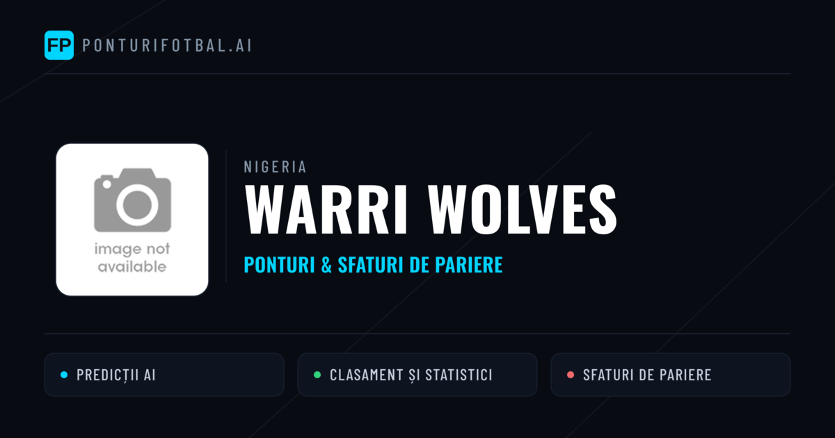 Warri Wolves Ponturi și statistici
