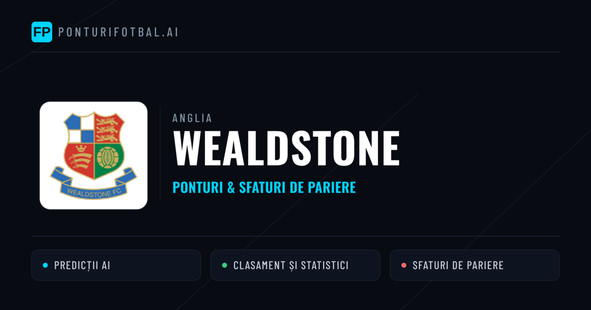 Wealdstone Ponturi și statistici