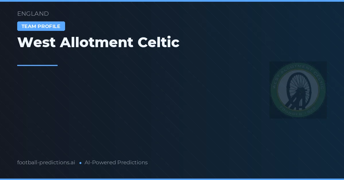 West Allotment Celtic Ponturi și statistici