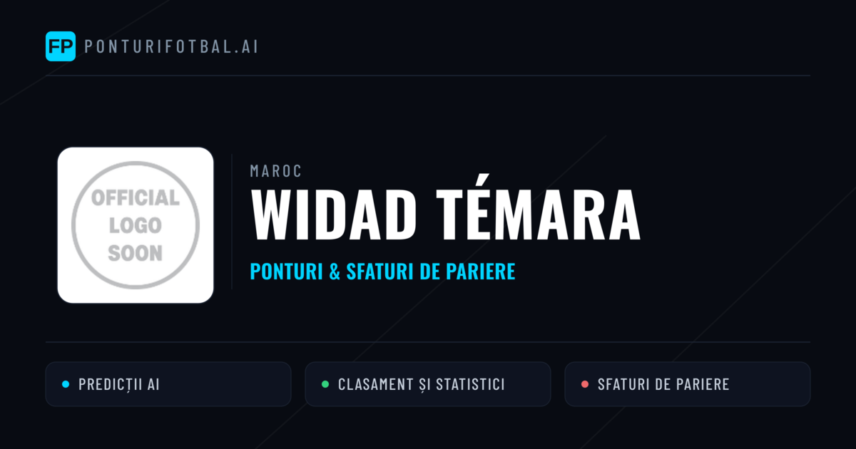Widad Témara Ponturi și statistici