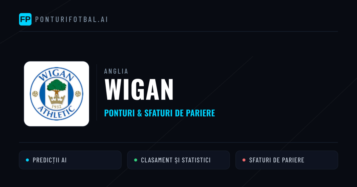 Wigan Ponturi și statistici
