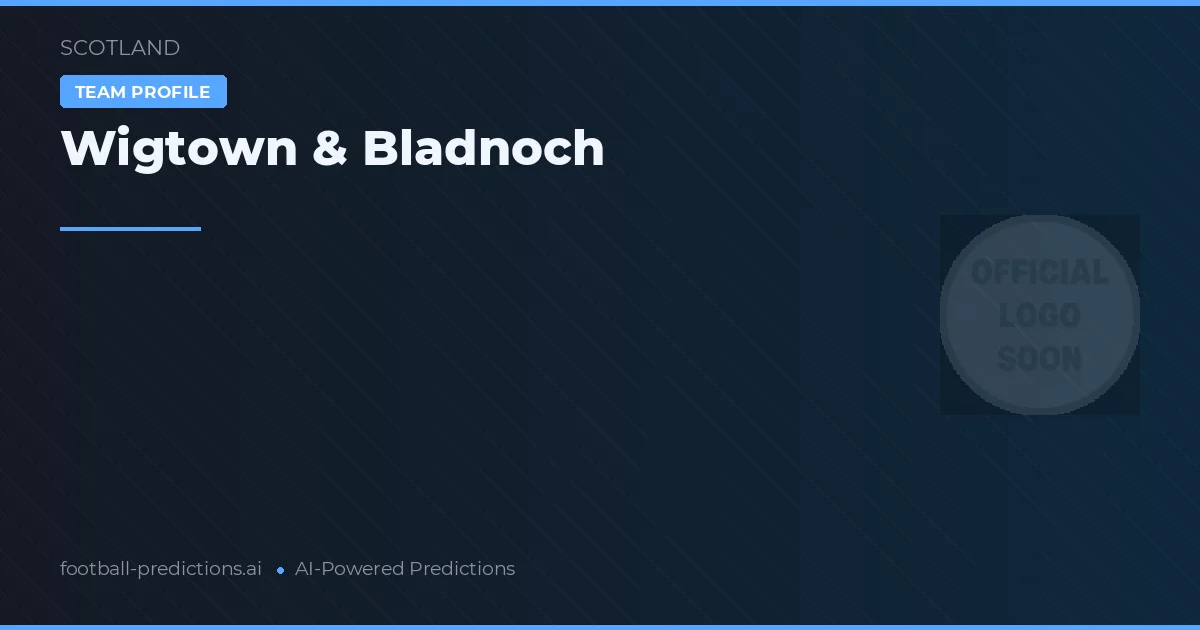 Wigtown & Bladnoch Ponturi și statistici