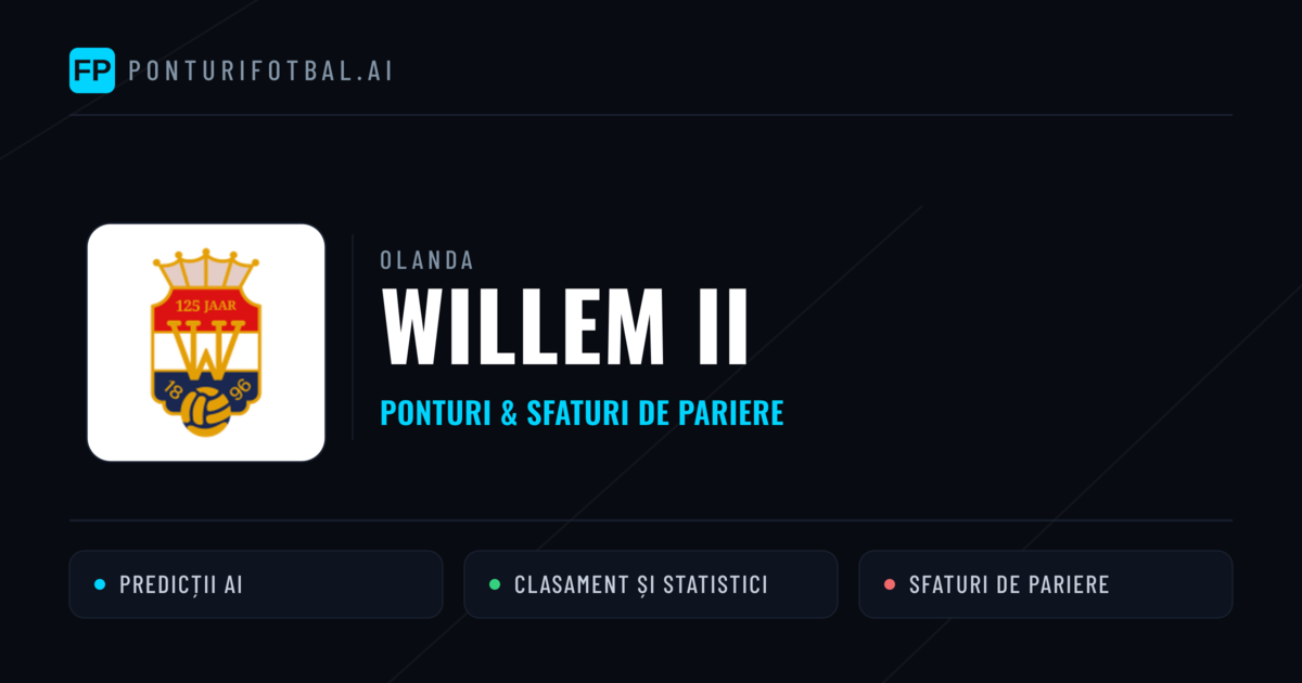 Willem II Ponturi și statistici