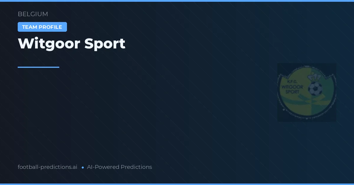 Witgoor Sport Ponturi și statistici