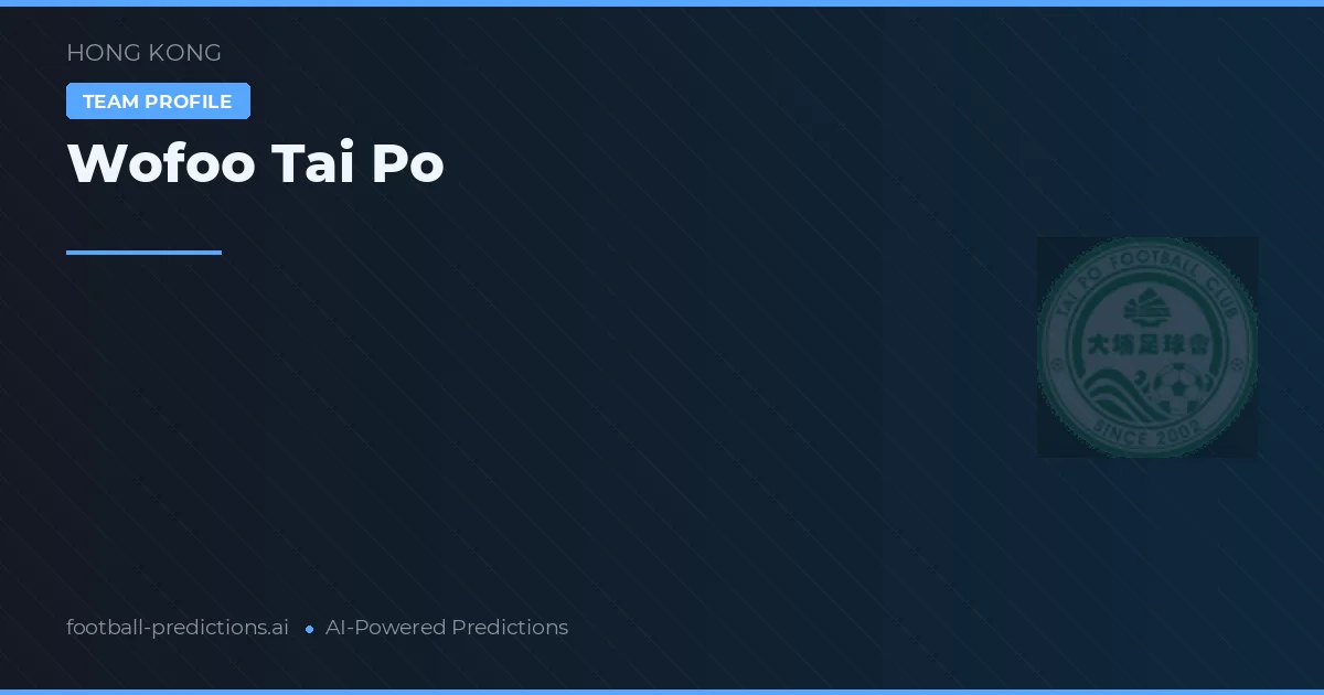 Wofoo Tai Po Ponturi și statistici