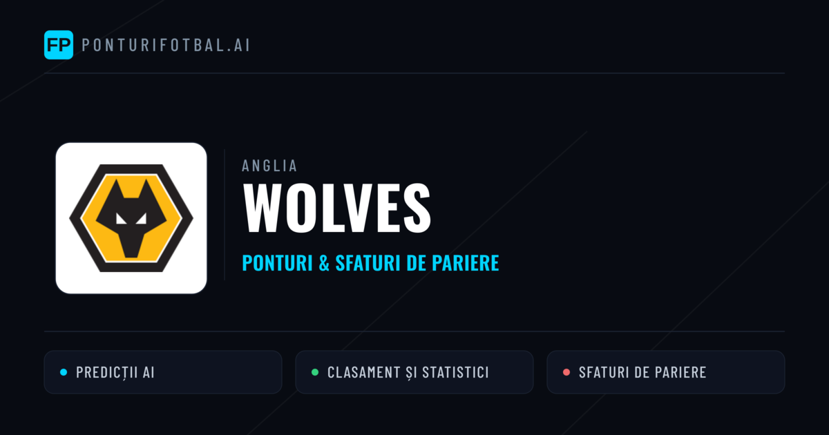 Wolves Ponturi și statistici