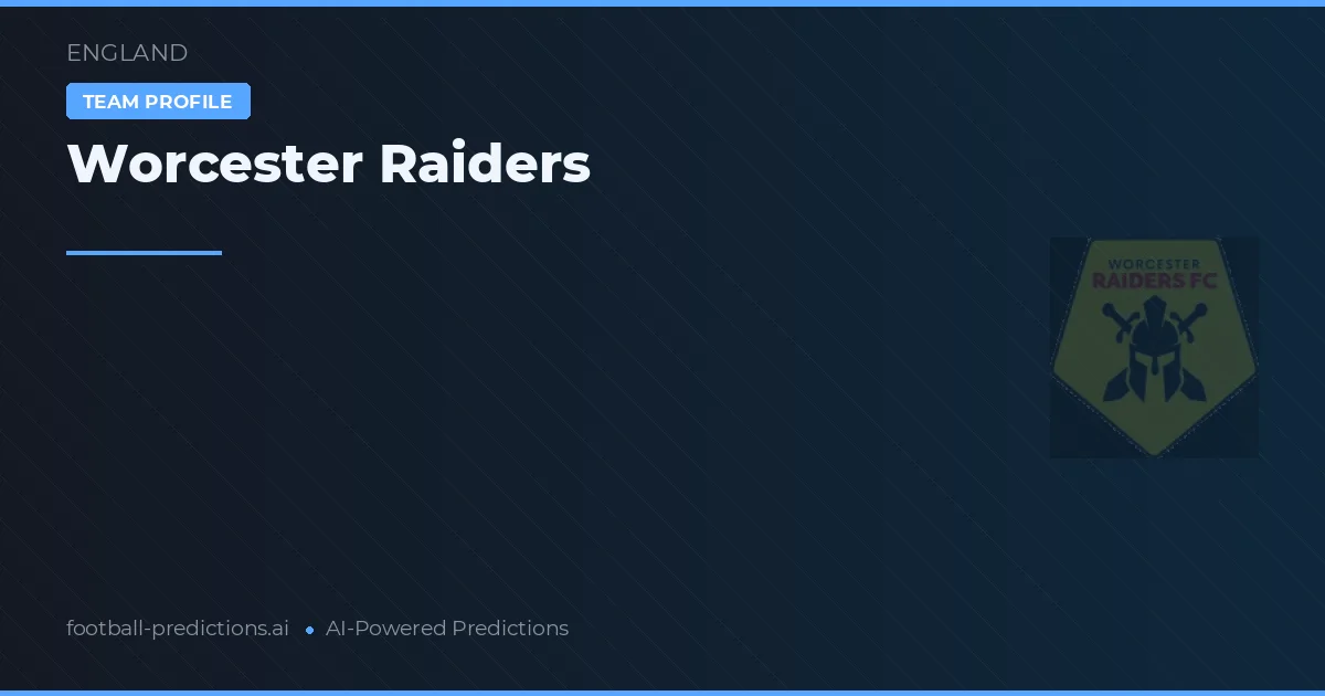 Worcester Raiders Ponturi și statistici