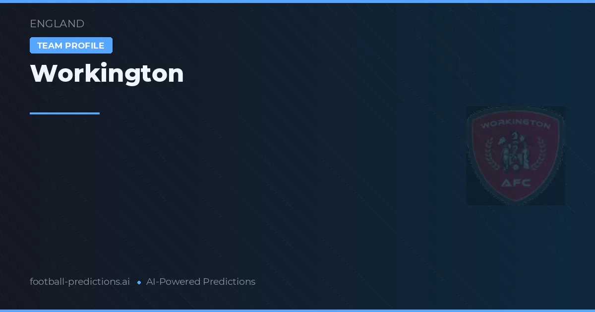 Workington Ponturi și statistici