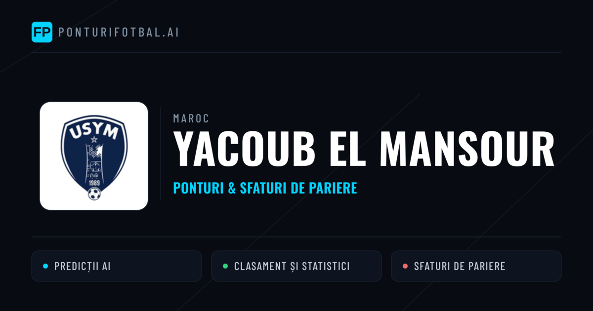 Yacoub El Mansour Ponturi și statistici