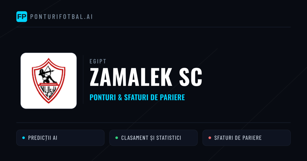 Zamalek SC Ponturi și statistici
