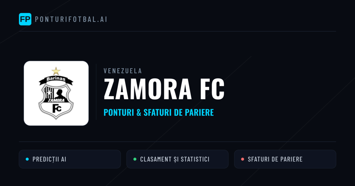 Zamora FC Ponturi și statistici