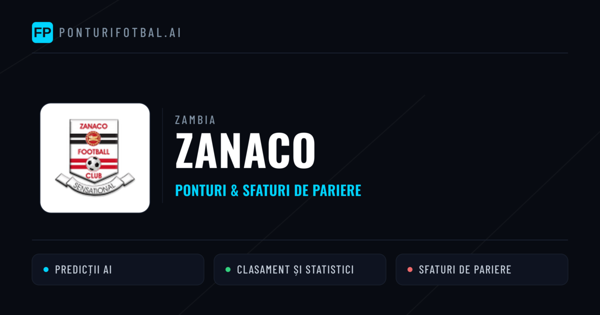 Zanaco Ponturi și statistici