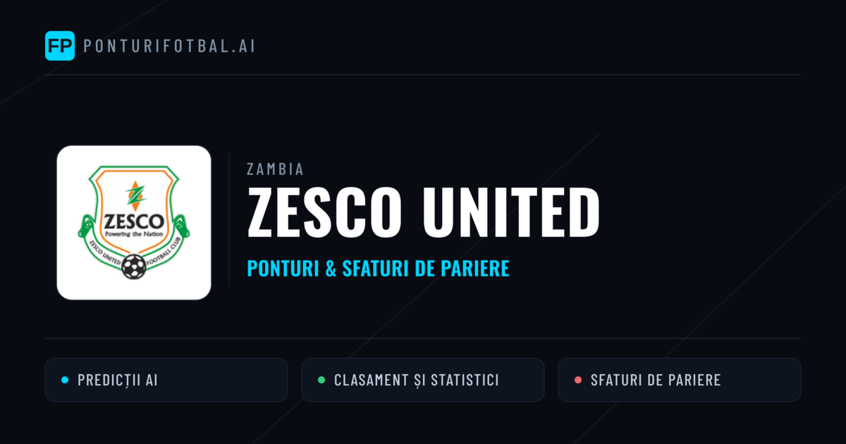 ZESCO United Ponturi și statistici