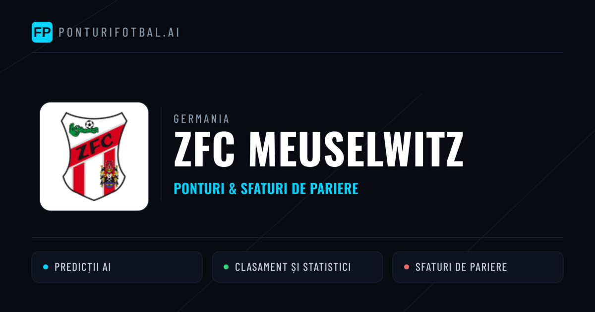 ZFC Meuselwitz Ponturi și statistici