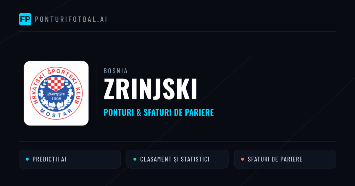 Zrinjski Ponturi și statistici