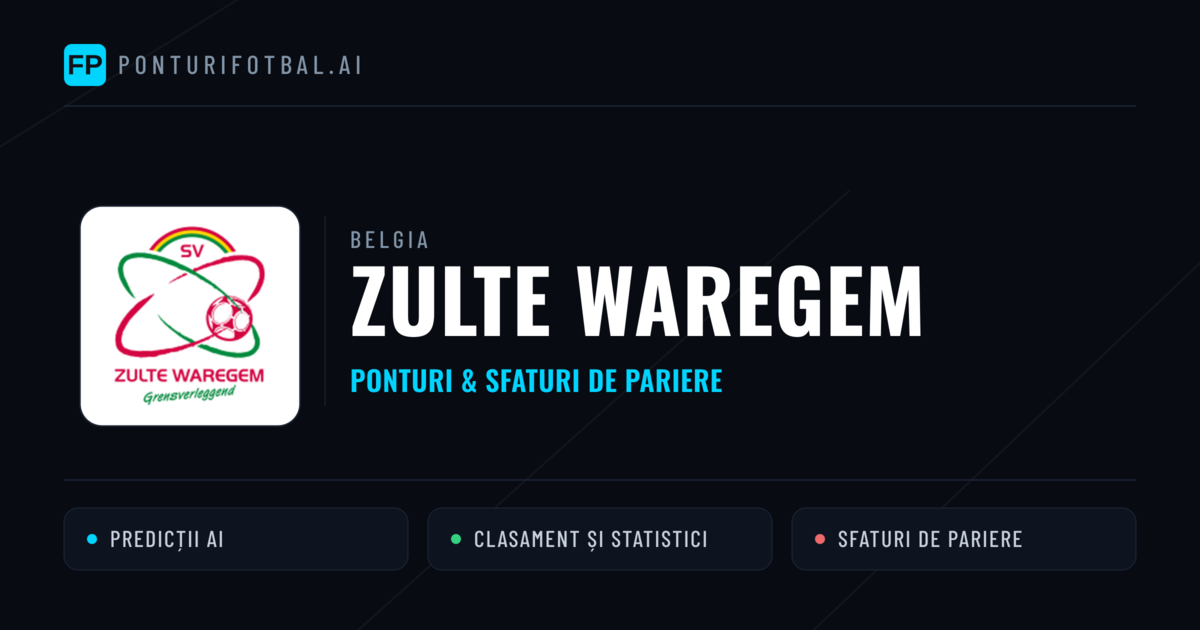 Zulte Waregem Ponturi și statistici