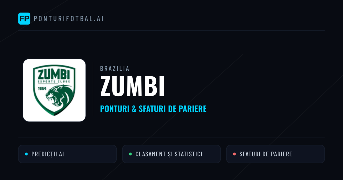 Zumbi Ponturi și statistici