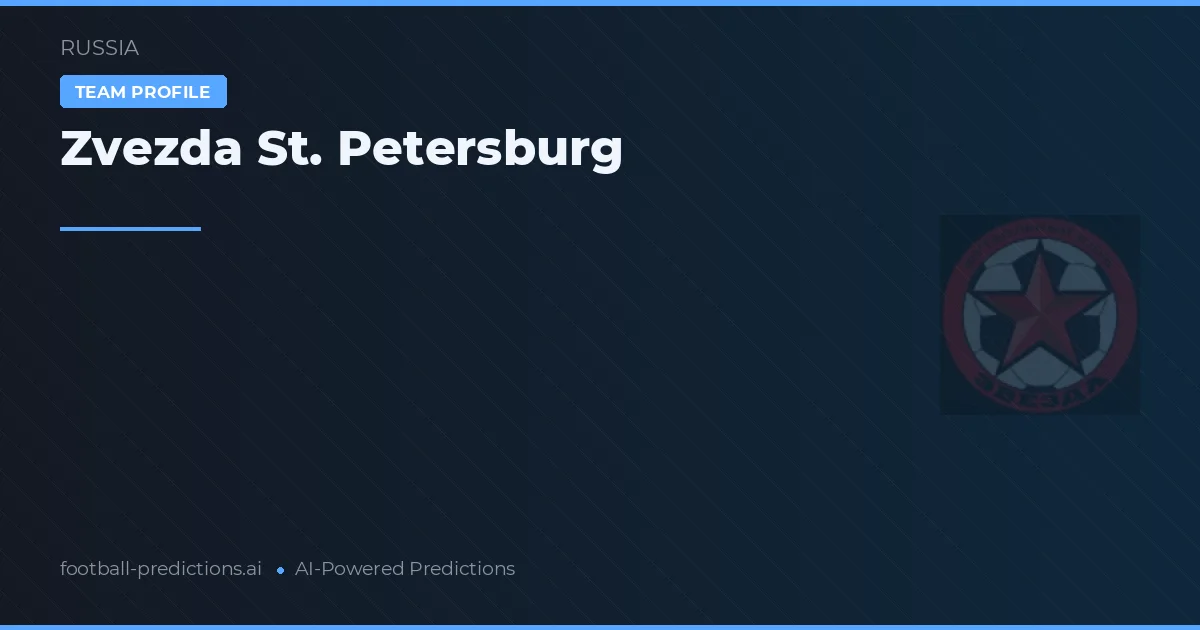 Zvezda St. Petersburg Ponturi și statistici